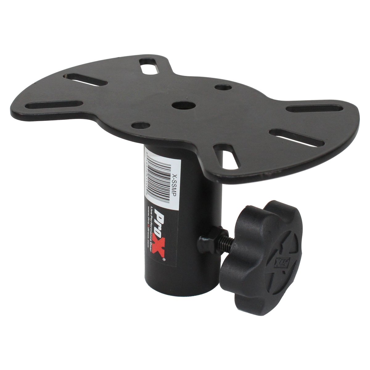 ProX X-SSMPBLK Speaker Stand Slotted Mounting Plate Tray