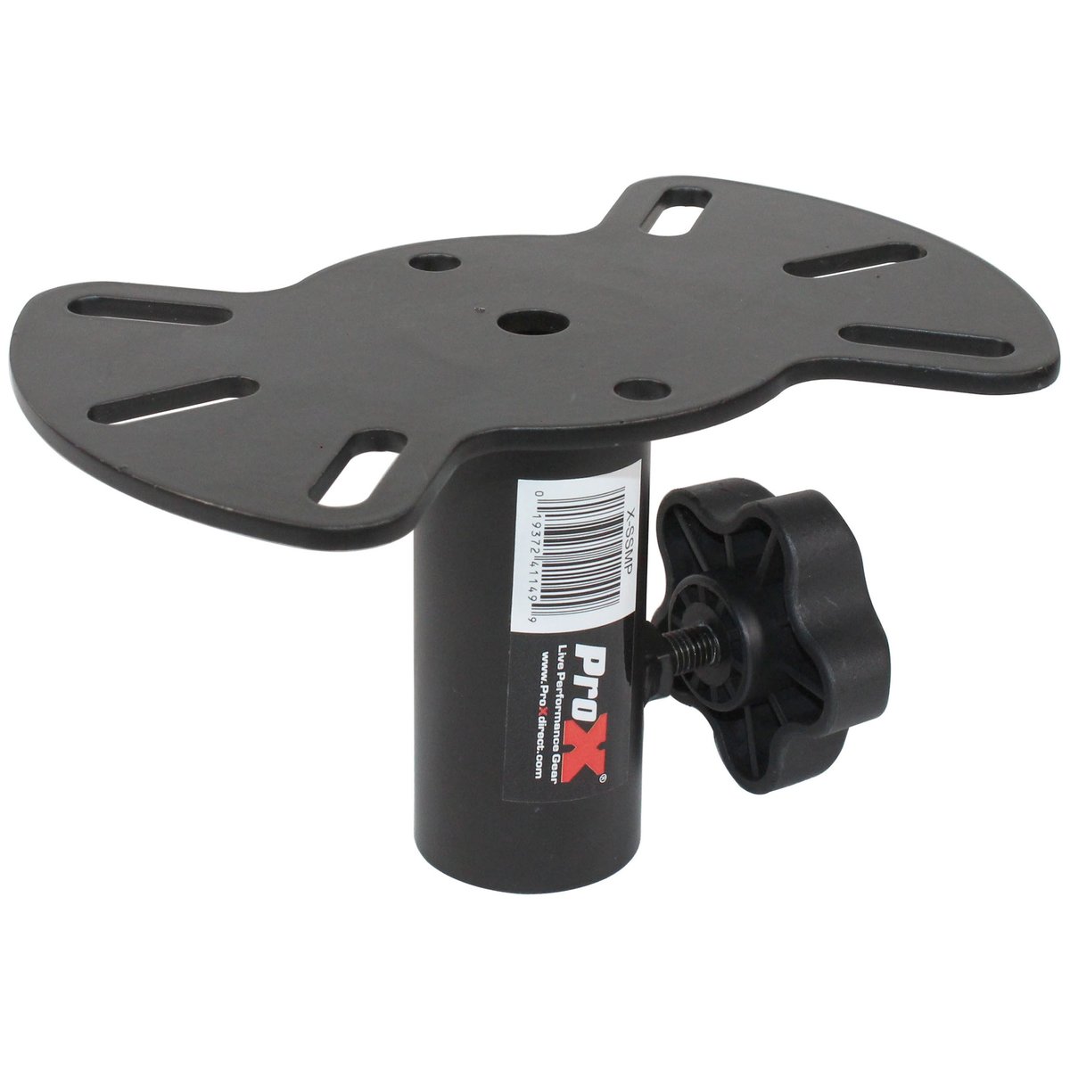 ProX X-SSMPBLK Speaker Stand Slotted Mounting Plate Tray for Moving Heads and Speakers - view 2