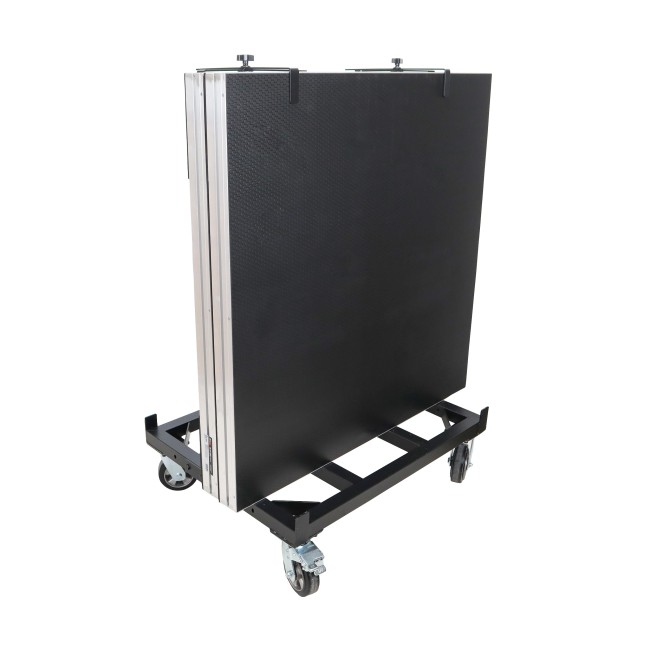 PRO X X-STGX6 Universal Portable Rolling stage dolly cart for 4X4 and 4X8 Ft. Stage Platforms - Supports 6 to 8 Units