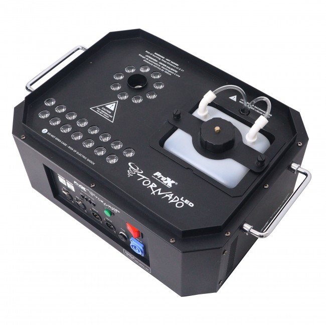 ProX X-TORNADO LED Professional Stage Portable Fog Machine Vertical Spray DJ Effects DMX RGBA LED Lighting System. - view 2