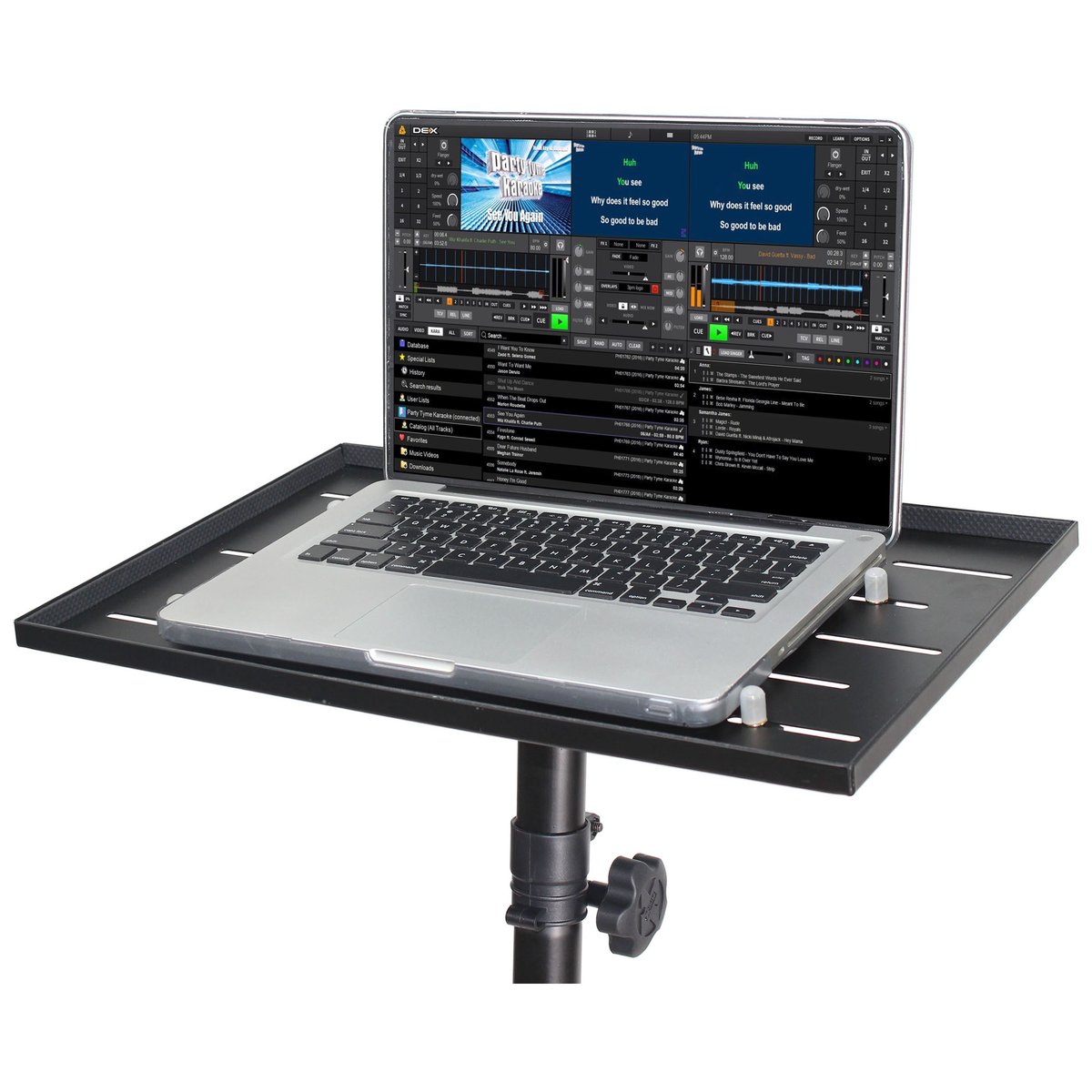 ProX X-TR1912 MK2 Laptop and Projector Tray for a 1 3/8 in Pole or Tripod Stand
