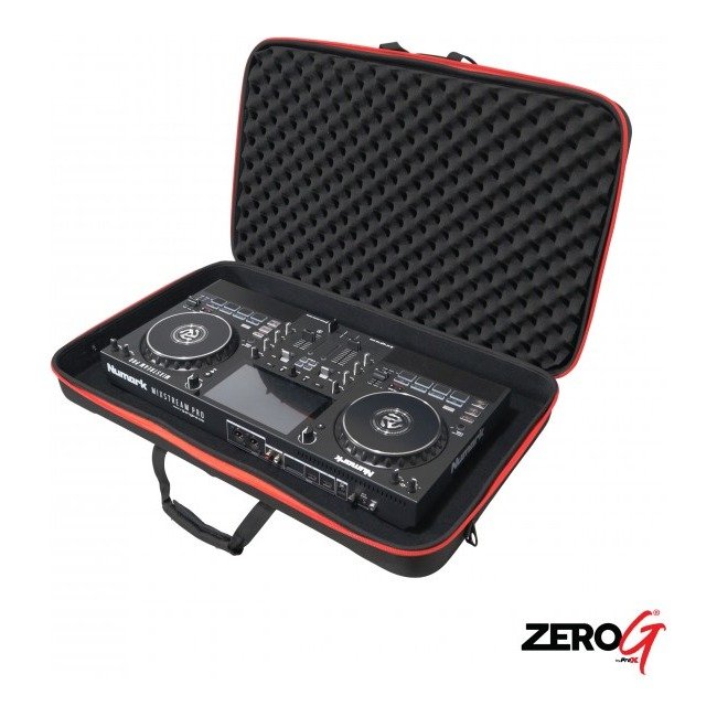PRO X XB-DJCM ZeroG Ultra Lightweight Hard Shell DJ Controller Shoulder Strap Bag for Pioneer DDJ-RX SX3 S1 and Numark Mixstream Pro Mixdeck -