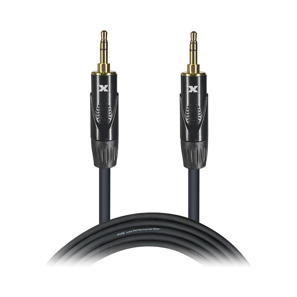 PRO X XC-MM05 5 Ft. Balanced TRS-M Mini 1/8" to TRS-M Mini 1/8" High-Performance Audio Cable
