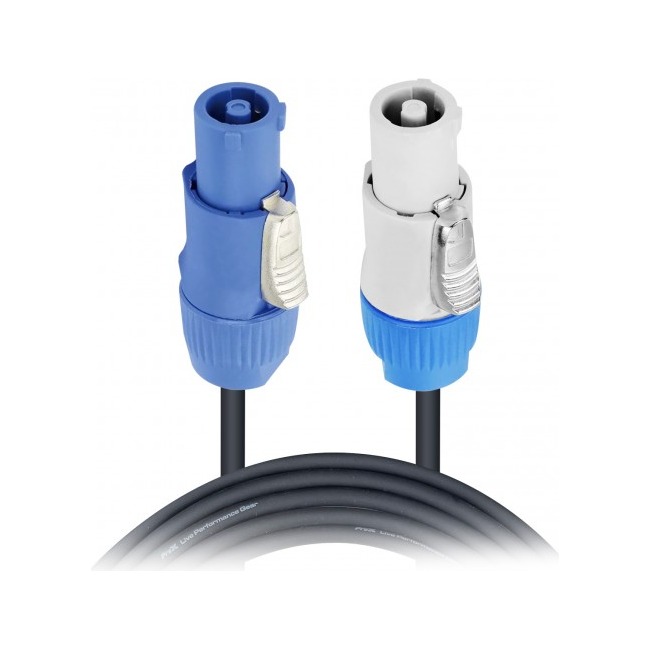 PRO X XC-PWC14-03 3 Ft. 14 AWG High Performance Power Cord Blue to Grey for Power Connection Compatible devices