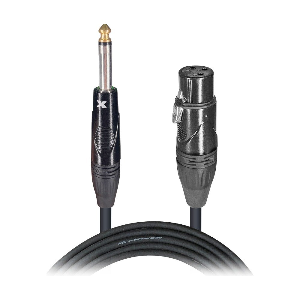 PRO X XC-PXF50 50 Ft. Unbalanced 1/4" TS to XLR-F High Performance Audio Cable