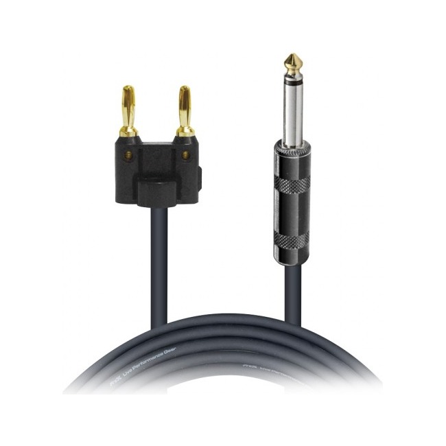 ProX 50 Ft - 100 Ft 1/4" TS-M to Banana High Performance Speaker Cable 12-AWG