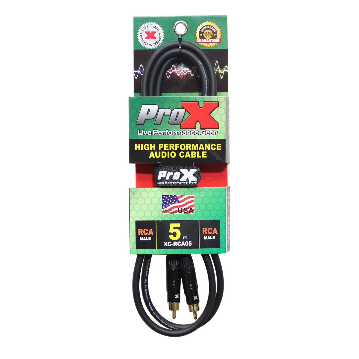 ProX XC-RCA05 5 Ft. High Performance Audio Cable RCA to RCA - view 3
