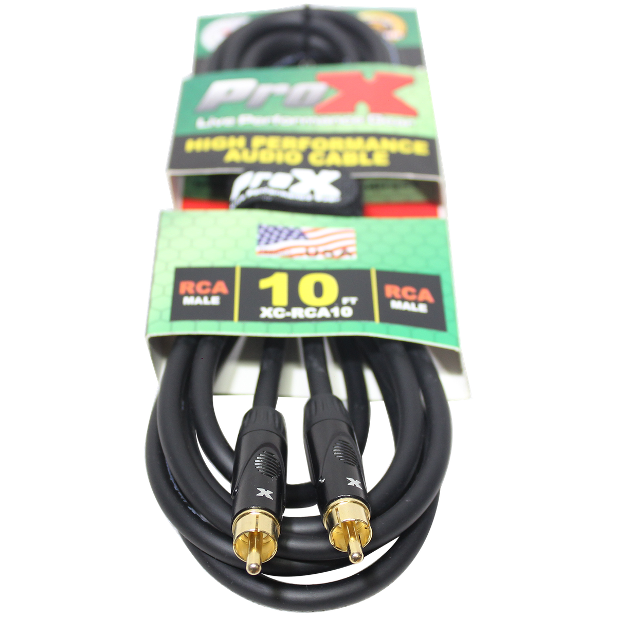 ProX XC-RCA10 10 Ft. High Performance Audio Cable RCA to RCA - view 2