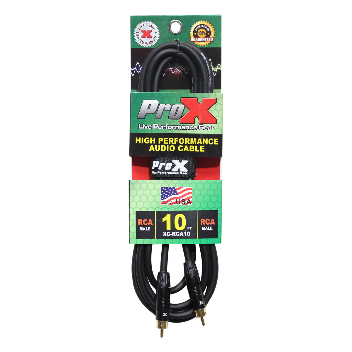 ProX XC-RCA10 10 Ft. High Performance Audio Cable RCA to RCA - view 3
