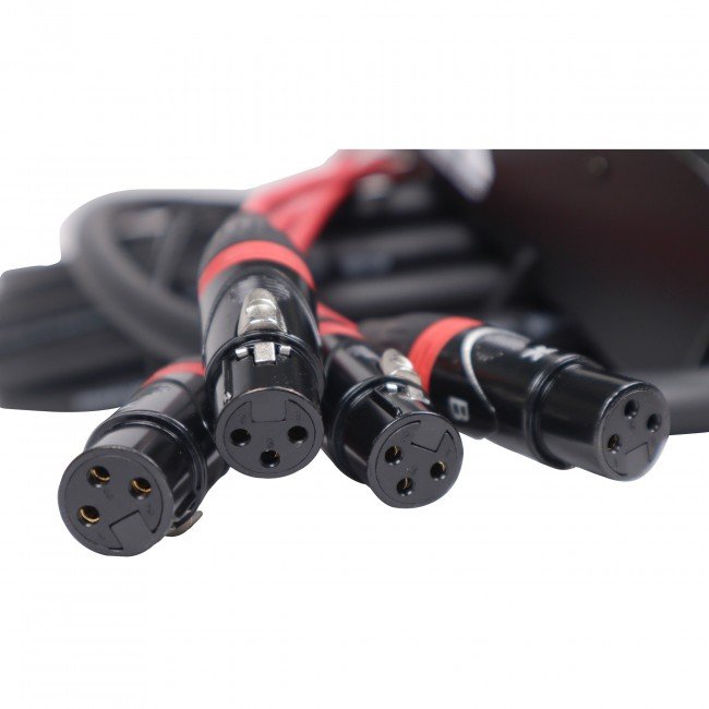 ProX XC-SB124XLR50 50 Ft. XLR Stage Recording Extension Box Snake, 12 XLR-F Send Inputs, 4 XLR-M Effects Return - view 2