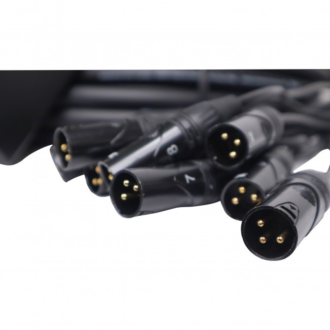 ProX XC-SB124XLR50 50 Ft. XLR Stage Recording Extension Box Snake, 12 XLR-F Send Inputs, 4 XLR-M Effects Return - view 3