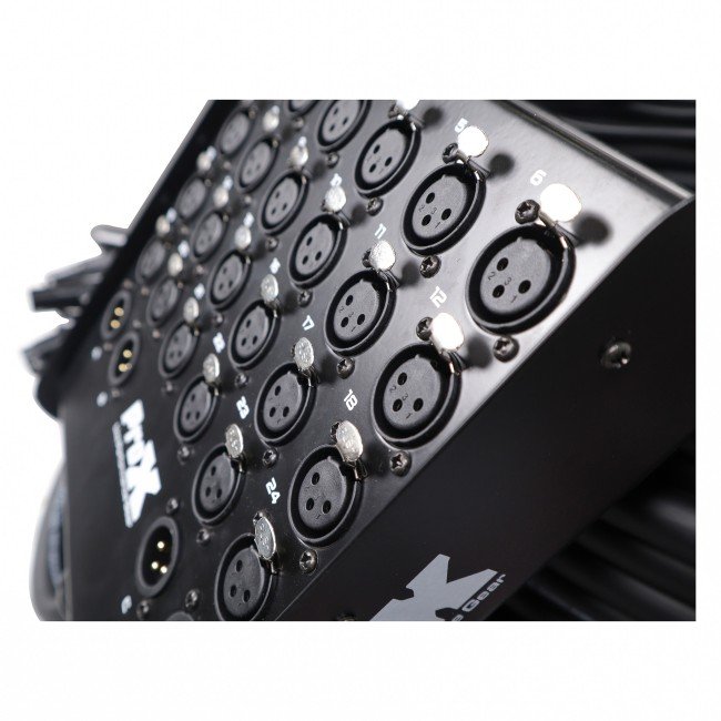 ProX XC-SB244XLR150 150 Ft. XLR Stage Recording Extension Box Snake 24 XLR-F Send Inputs 4 XLR-M Effects Return - view 3