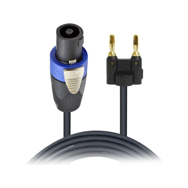 ProX 50 Ft - 100 Ft 12 AWG Speak Twist to Banana High Performance Speaker Cable