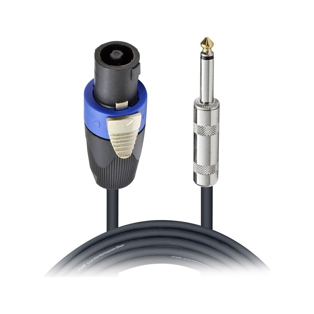 PRO X XC-SQ25 25 Ft. 12 AWG Speak Twist to 1/4" TS High Performance Speaker Cable