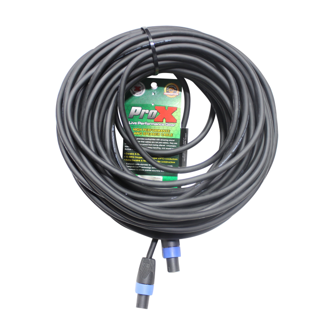 ProX XC-SS100 100 Ft. Speak Twist 2 Conductor 12AWG High Performance Speaker Cable - view 4