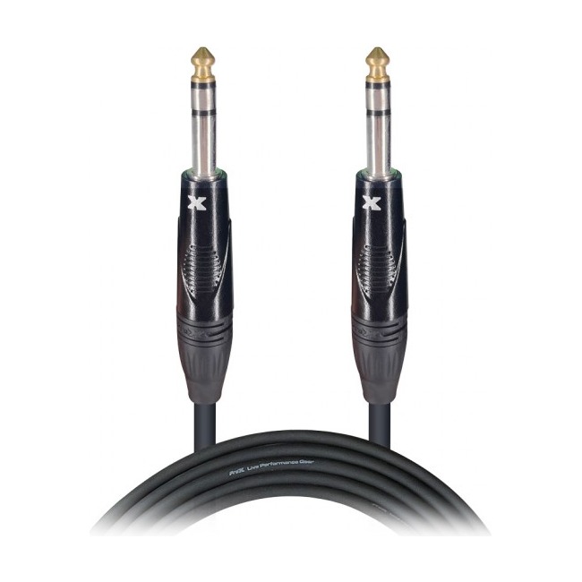 PRO X XC-TRS10 10 Ft. - 25 Ft. Balanced 1/4" TRS M to TRS M High Performance Audio Cable