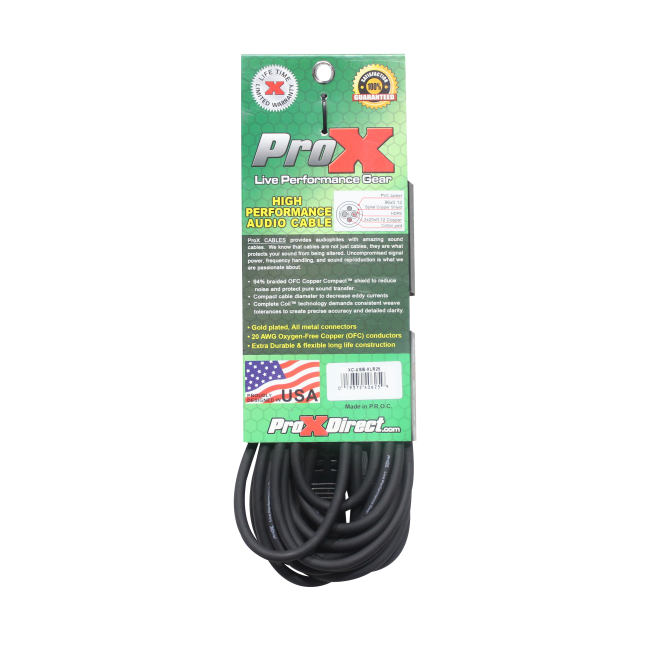 ProX XC-USB-XLR25 25 Ft XLR-F to USB High Performance Audio Cable - view 4