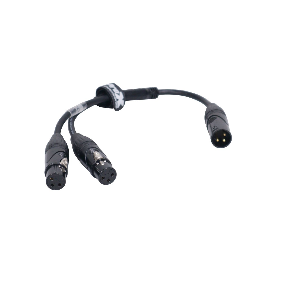 ProX XC-YXM 6 In. Balanced XLR-M to Dual XLR-F High Performance Audio Y Cable - view 2