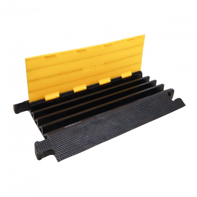 ProX XCP-4CH 4-Channel Rubber Cable Protector Ramp Speed Bump Cover Indoor Outdoor - Supports up to 60 Tons - view 2