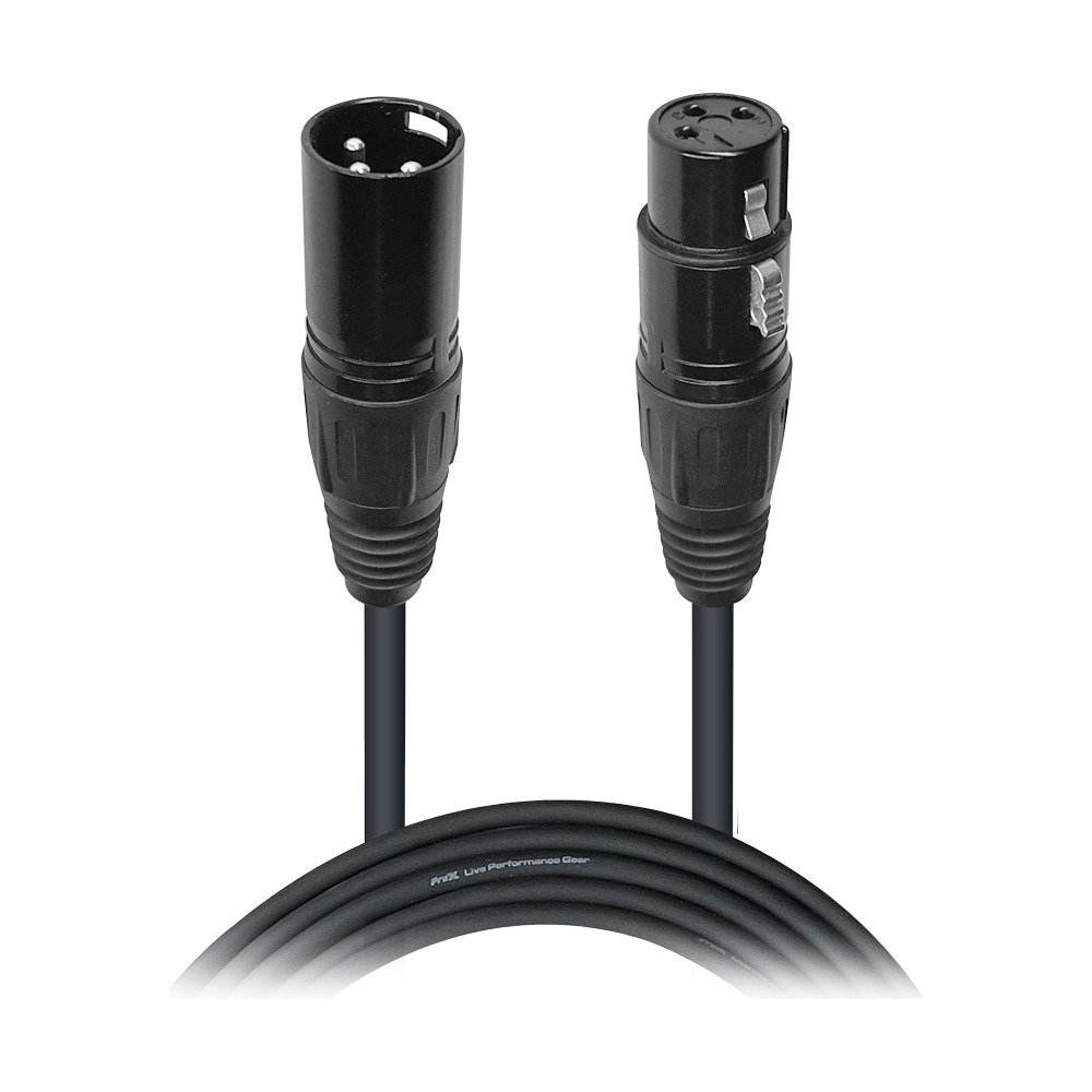 PRO X XCP-DMX05 5 Ft. DMX XLR3-M to XLR3-F Premium Cable