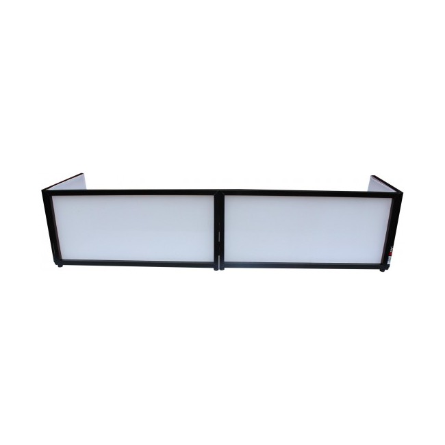 ProX XF-TTFB 6 Ft. Foldable 4-Panel Tabletop DJ Facade with Black and White Scrims and Portable Bag - view 2