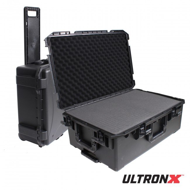PRO X XM-1101HW UltronX LARGE Water Resistant ABS Molded Portable Storage Case for Audio Camera Tactical includes cut pluck foam - 29x19x9 in.