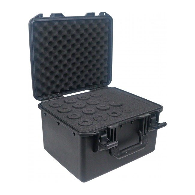 ProX XM-1216MIC UltronX Plastic Water Tight Molded Travel Case Stores up to (16) Wireless and Wired Microphones - view 3