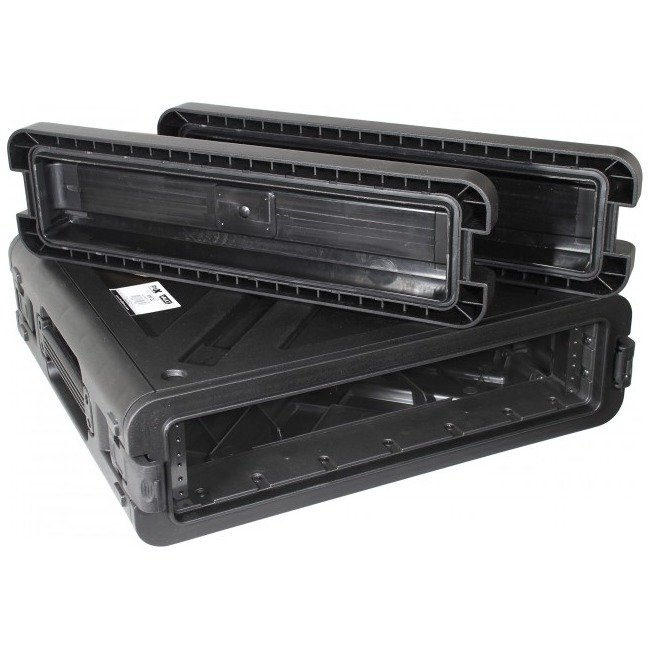 ProX XM-2U - XM-6U UltronX 2U Rack Air-tight, Water-sealed ABS Case - view 3