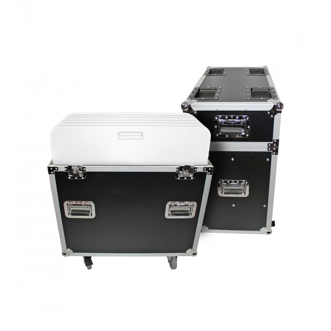 PRO X XS-6XBP2424 ATA Flight Style Road Case 24" in. Aluminum 8mm F34 F32 F31 Truss Base Plates - Fits 6x