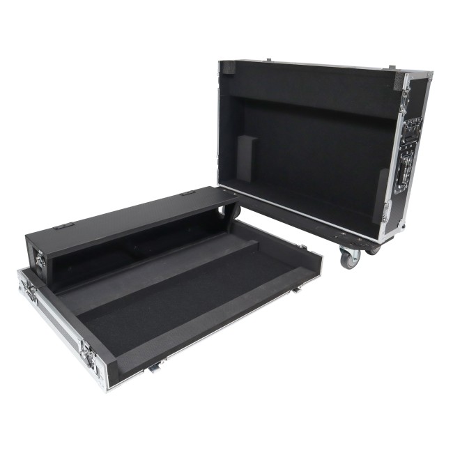 ProX XS-AHQU32DHW ATA Digital Audio Mixer Flight Case for Allen & Heath QU-32 Console with Doghouse compartment and Caster wheels product image