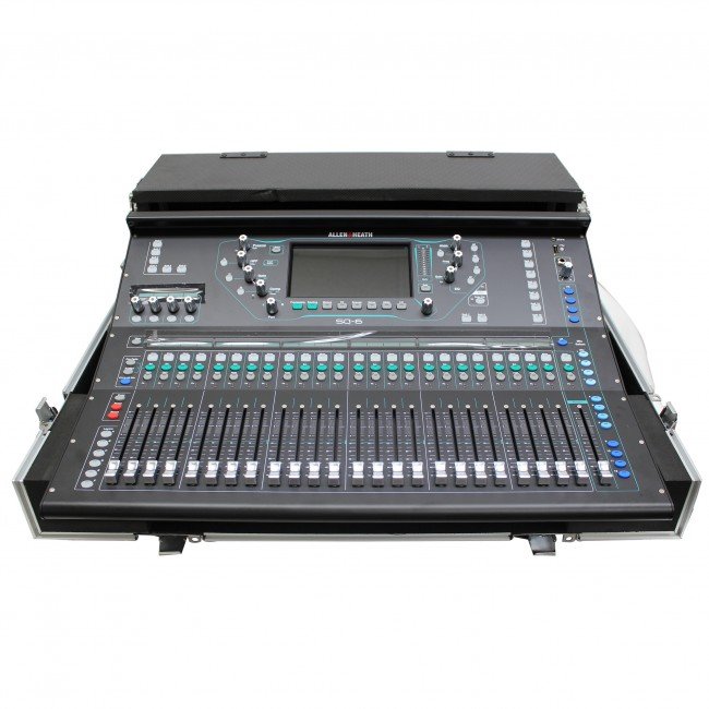 ProX XS-AHSQ6DHW ATA Digital Audio Mixer Flight Case for Allen & Heath SQ6 Console with Doghouse compartment and Caster wheels - view 3
