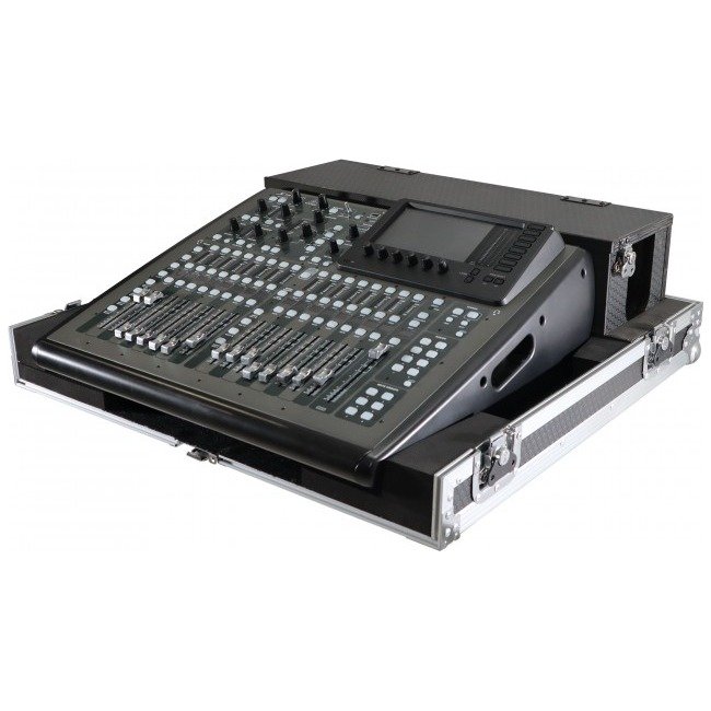 PRO X XS-BX32CDHW ATA Digital Audio Mixer Flight Case for Behringer X32 Compact Console with Doghouse compartment and Caster wheels