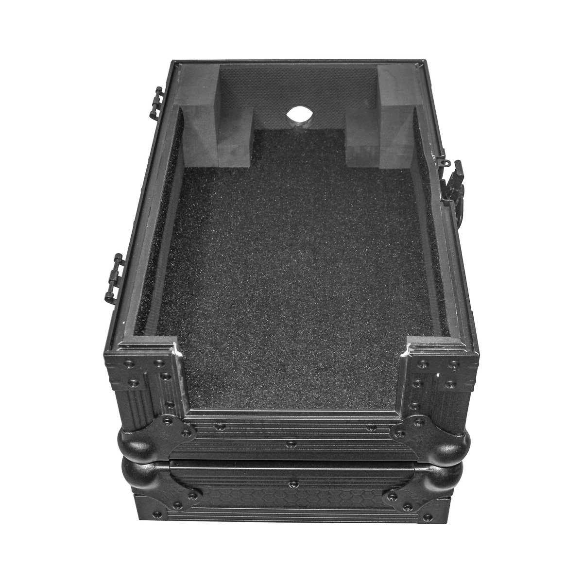 ProX XS-CDIBL Flight Case for Medium Format CD-Media Player | Black on Black - view 2
