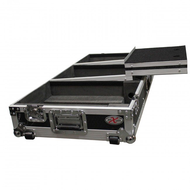ProX XS-CDIM10WLT Universal DJ Coffin Case for 10" Mixer & 2 (8.5-9.5") CD Players W/Laptop Shelf & Wheels - view 2