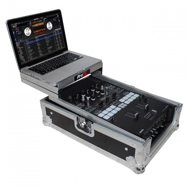 ProX XS-DJMS9LT Flight Case for Pioneer DJM-S9 & DJM-S7 Mixer with Sliding Laptop Shelf - view 2