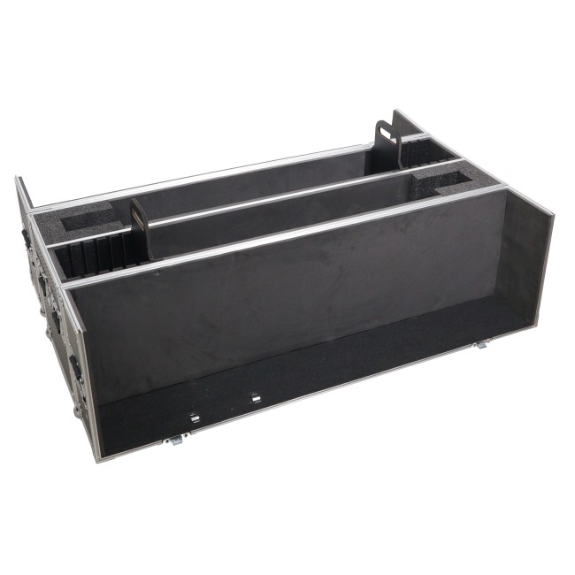 ProX XS-LCD4350WX2 Flat Panel LCD-LED-Plasma Monitor Road Case Holds Two 43"-50" TVs Adjustable Case W-4 Inch Casters - view 3
