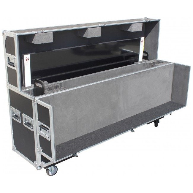 ProX XS-LCD5570WX2 Universal Case for Flat Panel Monitor LED-LCD-Plasma TV Dual 55" to 70" Adjustable Flight Case W-4 Inch Casters product image