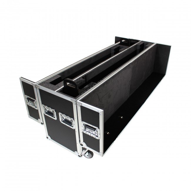 ProX XS-LCD7080WX2 Universal Case For Flat Panel Monitor LED-LCD-Plasma TV Dual 70" to 85" Adjustable Flight Case W-4" Casters - view 2