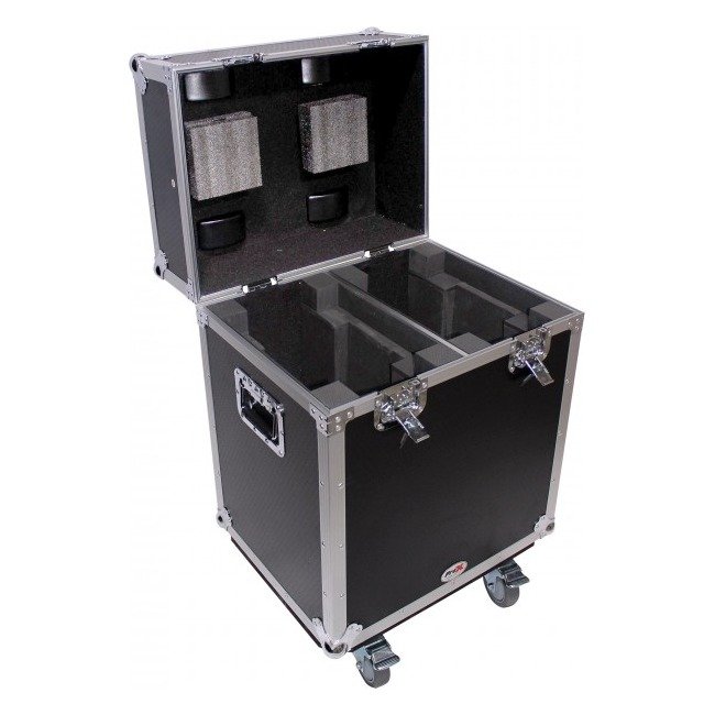 ProX XS-MH140X2W 140 Style Moving Head Lighting Case for 2 Units with Casters - view 3