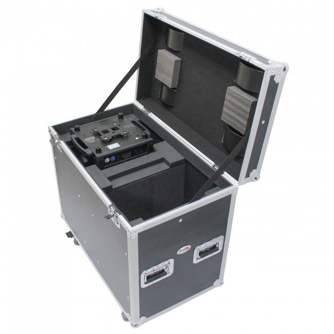 ProX XS-MH250X2WMK2 Flight Case for Two 250 Style 5R 200 7R 230 Moving Head Lighting Units Universal with Casters - view 2