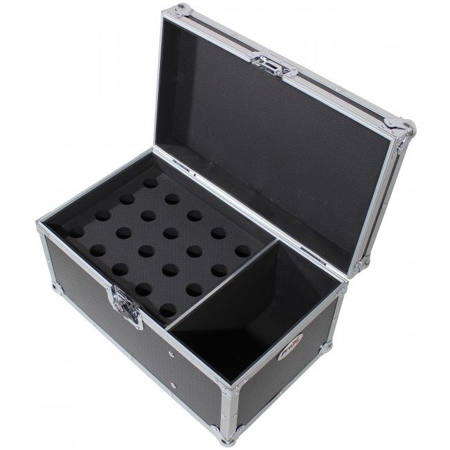 ProX XS-MIC20S ATA Flight Case for (20) Wireless Wired Microphones with Additional Storage - view 3