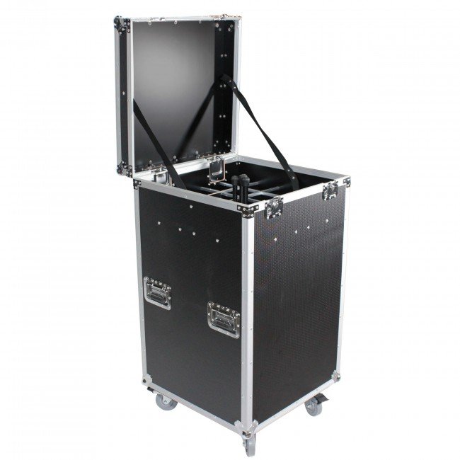 ProX XS-MIC25STN Microphone Stand Case Holds up to 25 Units W-Casters product image