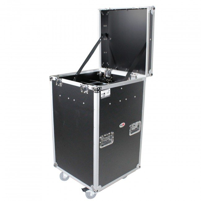 ProX XS-MIC25STN Microphone Stand Case Holds up to 25 Units W-Casters - view 2