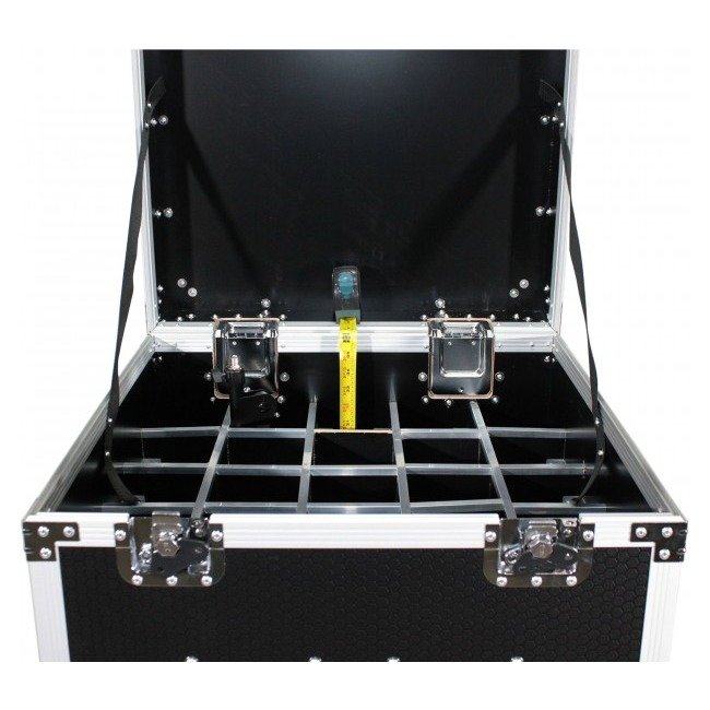 ProX XS-MIC25STN Microphone Stand Case Holds up to 25 Units W-Casters - view 3