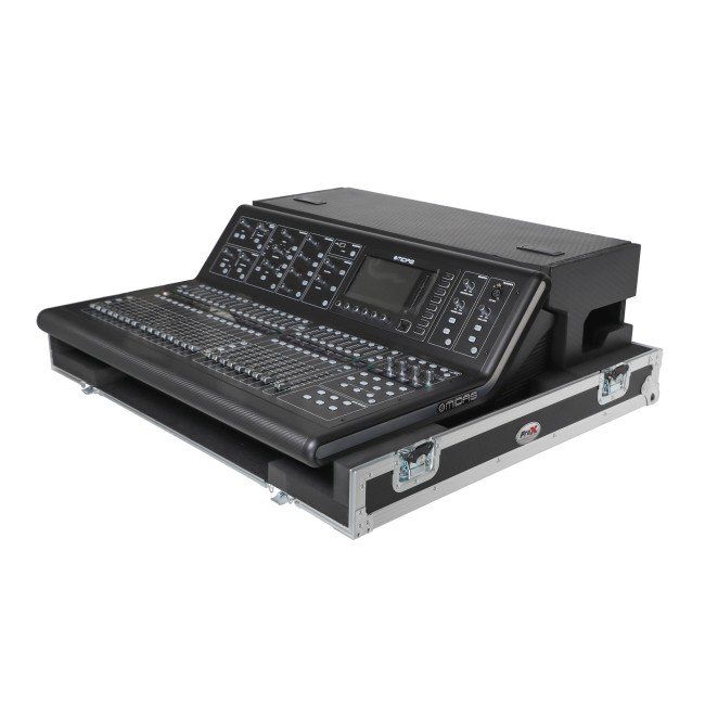 PRO X XS-MIDM32DHW ATA Digital Audio Mixer Flight Case for Midas M32 Console with Doghouse compartment and Caster wheels