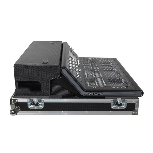 ProX XS-MIDM32DHW ATA Digital Audio Mixer Flight Case for Midas M32 Console with Doghouse compartment and Caster wheels - view 3