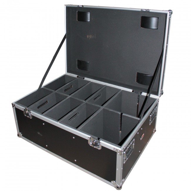 ProX XS-PARU612W Par Can Universal Utility Case 4" Wheels Will Hold 6 of 12" x12" Large or 12 of 12" x 5.5" Slim LED Par Lights - view 4