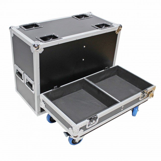 ProX X-QSCKW122 Dual ATA Style Speaker Flight Case for QSC KW122 Speakers Holds 2 product image