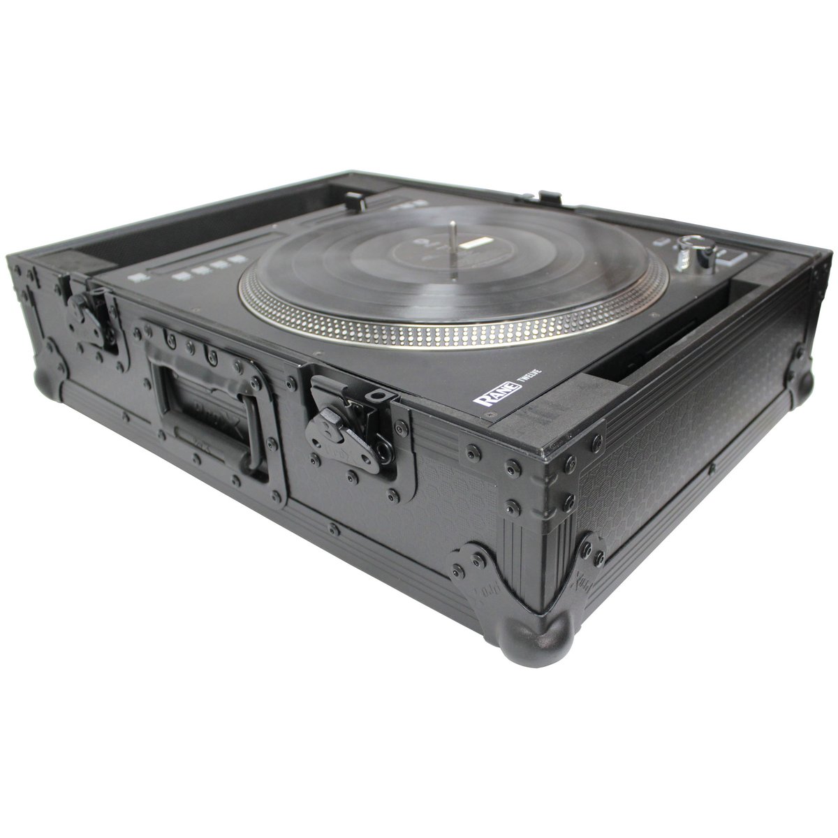 ProX XS-RANE12BL Flight Case for Rane 12 Motorized DJ Control System | Black on Black - view 3