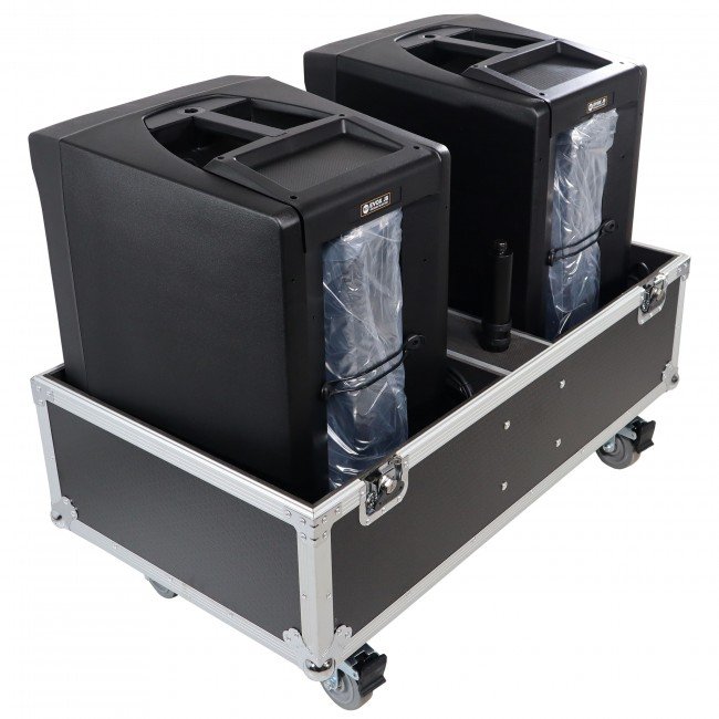 ProX X-RCF EVOX8J8X2W ATA Style Flight-Road Case For RCF EVOX 8 J8 JMIX8 Speaker Array System Fits Two Speakers and Subs - view 4